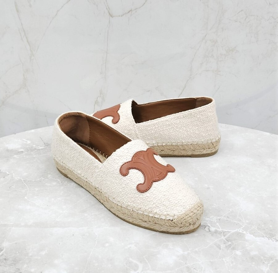 [럭스유] (새상품) 37 / 셀린느 트리오페 에스파듀 트위드 슬립온 354432278C