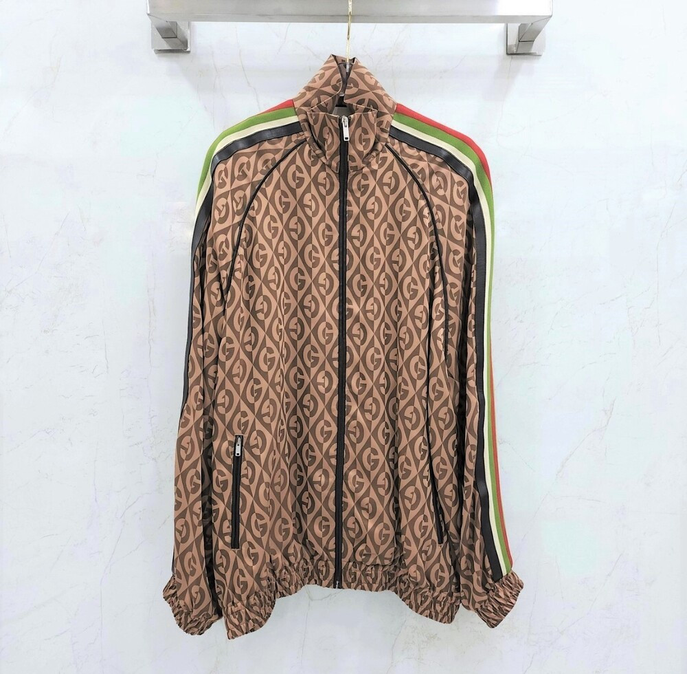 [럭스유] S / 구찌 G롬버스 트랙 지퍼 바람막이 자켓