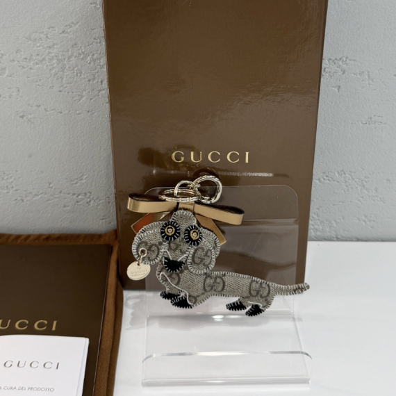 구찌 강아지 장식 백참 키홀더 미사용제품 206082 