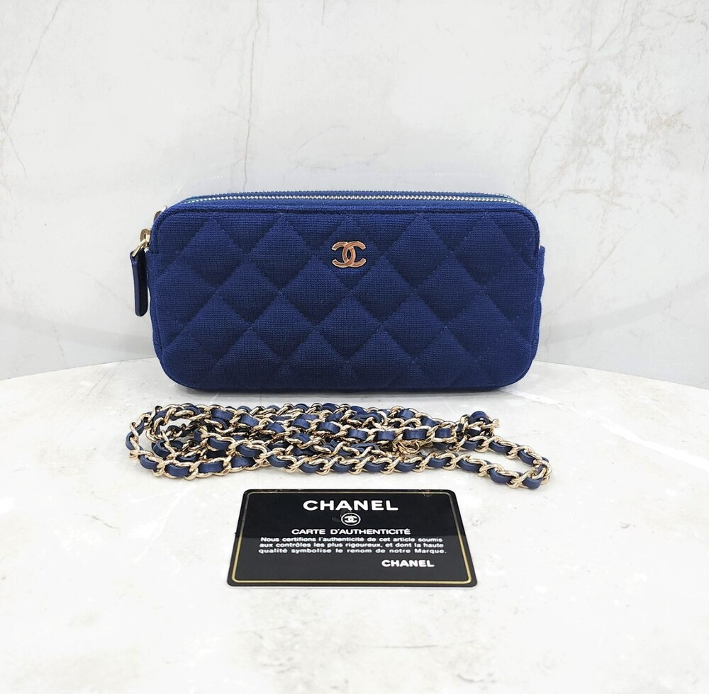 [럭스유] 샤넬 뉴 WOC 미니 더블지퍼 체인 크로스백