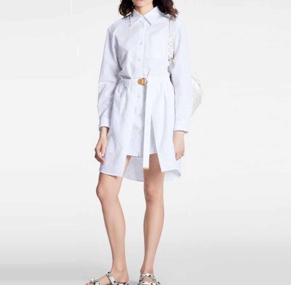 [럭스유] 36 / 루이비통 모노그램 릴리프 트롱프뢰유 원피스