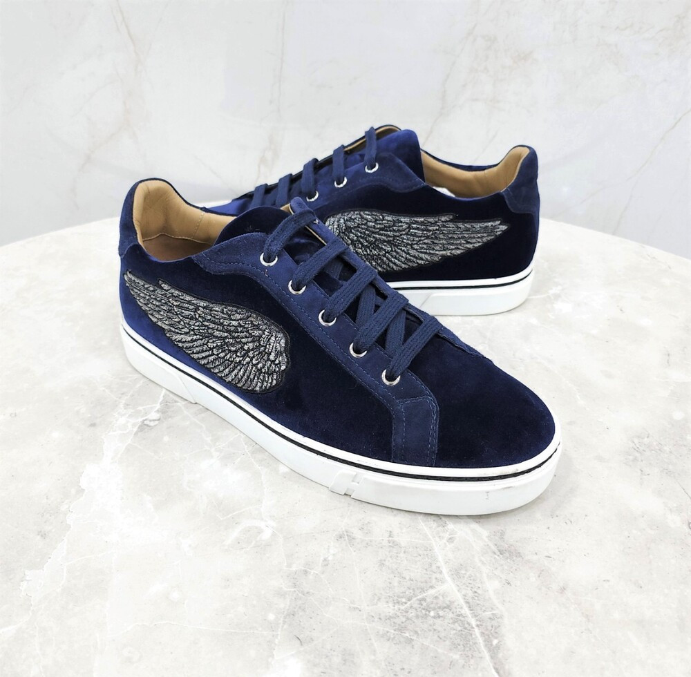 [럭스유] 41 / 에르메스 윙 패치 벨벳 스니커즈