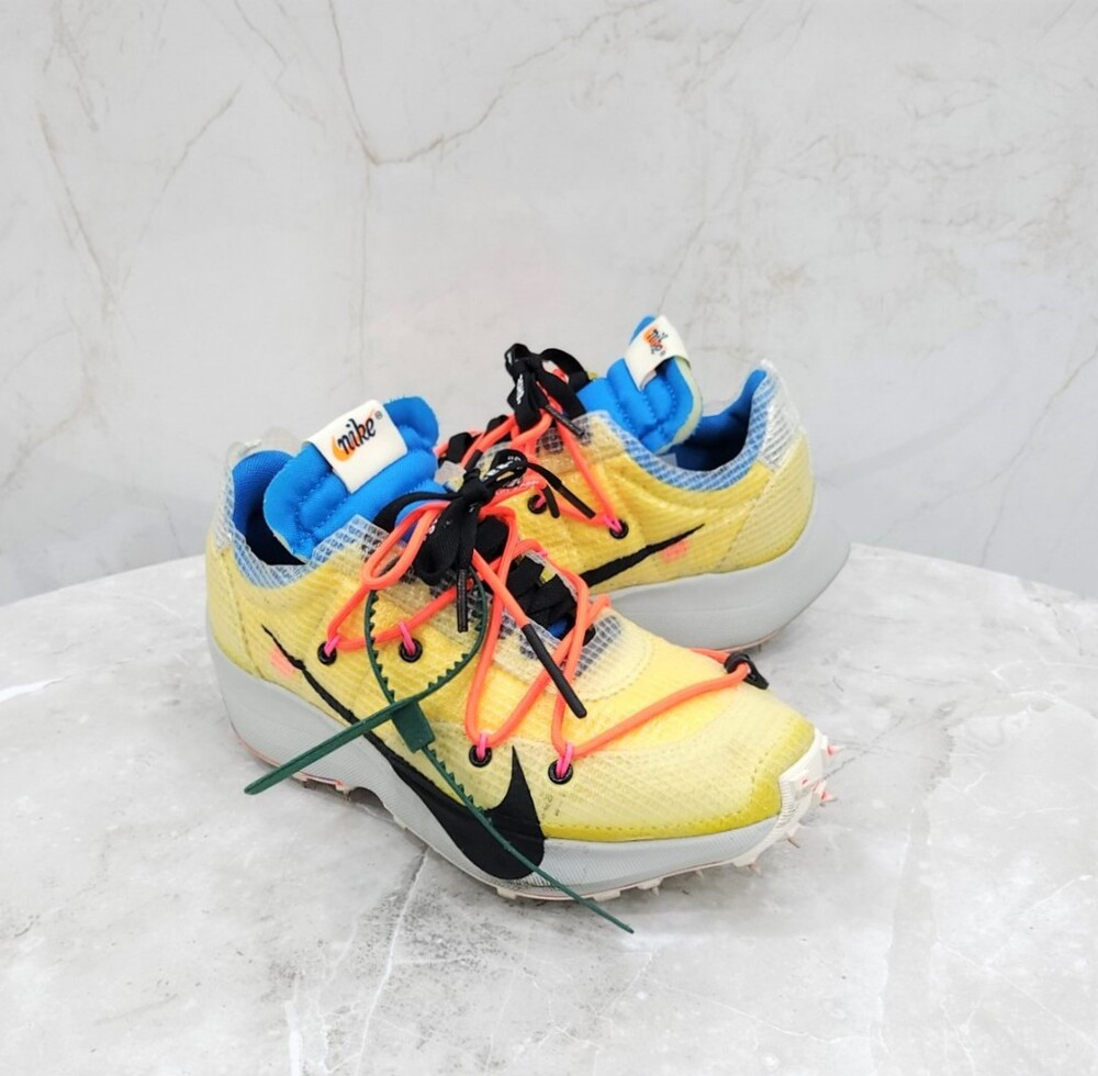 [럭스유] 235 / 오프화이트 X 나이키 베이퍼 스트릿 옐로우