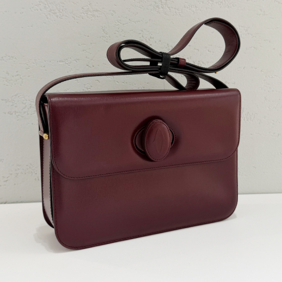 까르띠에 머스트 드 버건디 숄더백