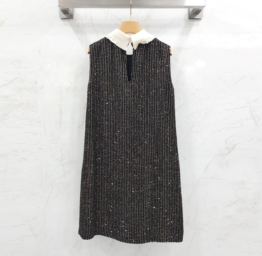 [럭스유] (새상품) 40 / 미우미우 트위드 원피스