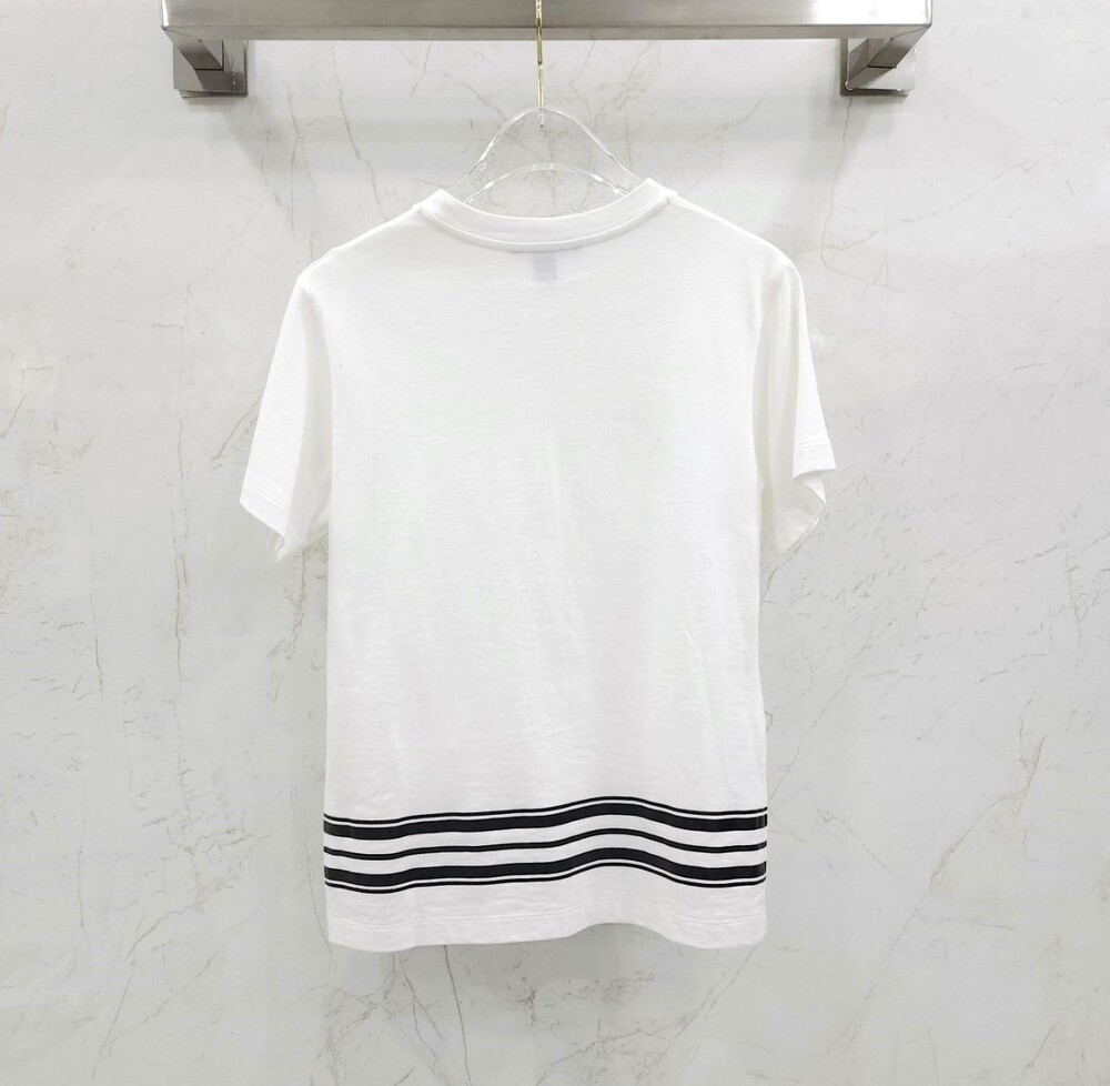 [럭스유] XS / 루이비통 LV 스트라이프 프린팅 체인 반팔 티셔츠