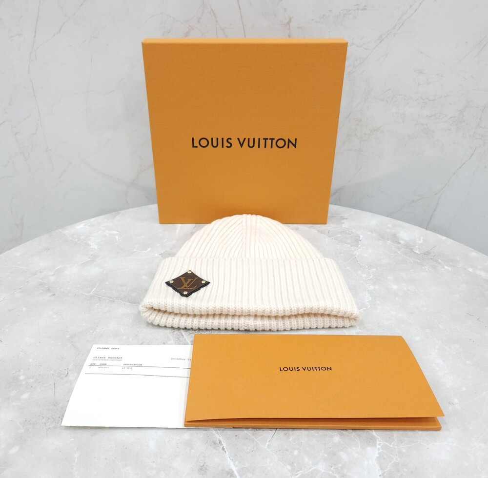 [럭스유] (새상품) 루이비통 LV 로고 패치 비니 M76707