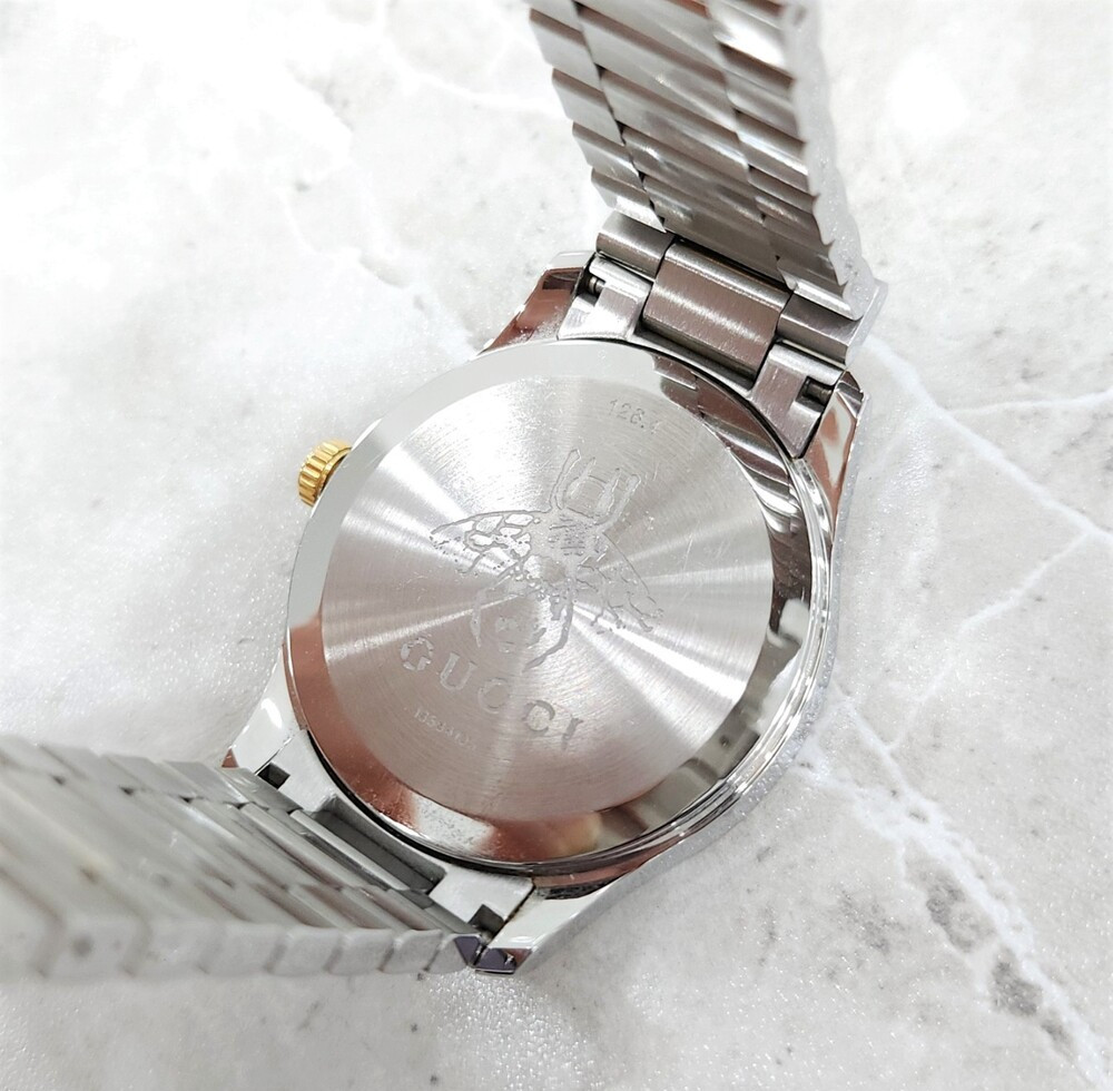 [럭스유] 구찌 G 타임리스 캣워치 메탈 시계 YA1264074