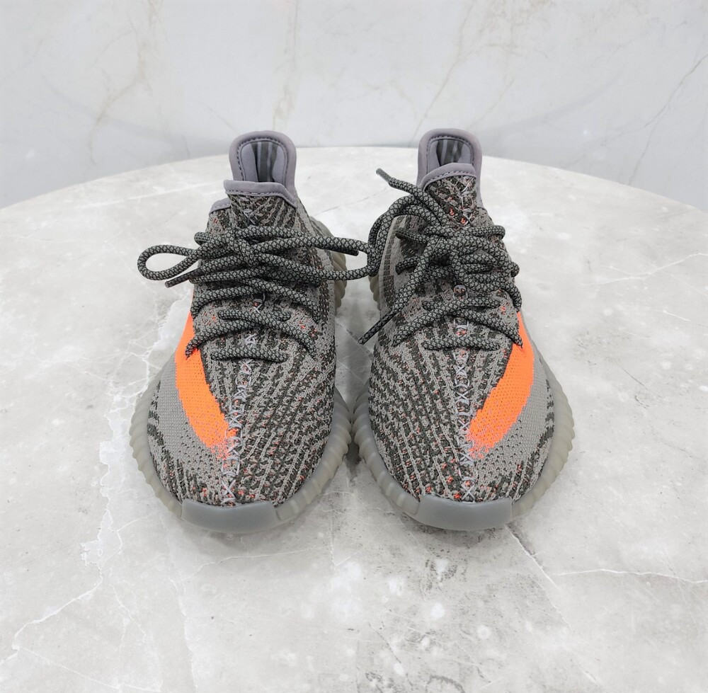 [럭스유] (새상품) 245 / 아디다스 이지부스트 350 V2 솔라레드 스니커즈