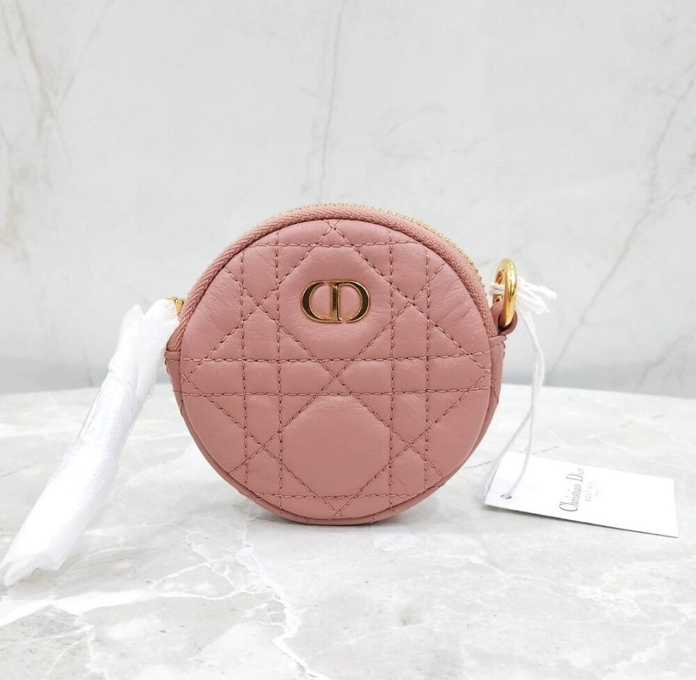 [럭스유] (새상품) 디올 핑크 디테처블 코인 지갑