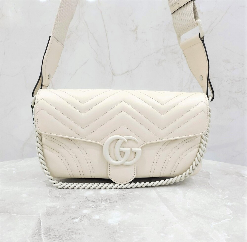 [럭스유] 구찌 GG 마몽 마틀라세 스트랩 체인 백 734814