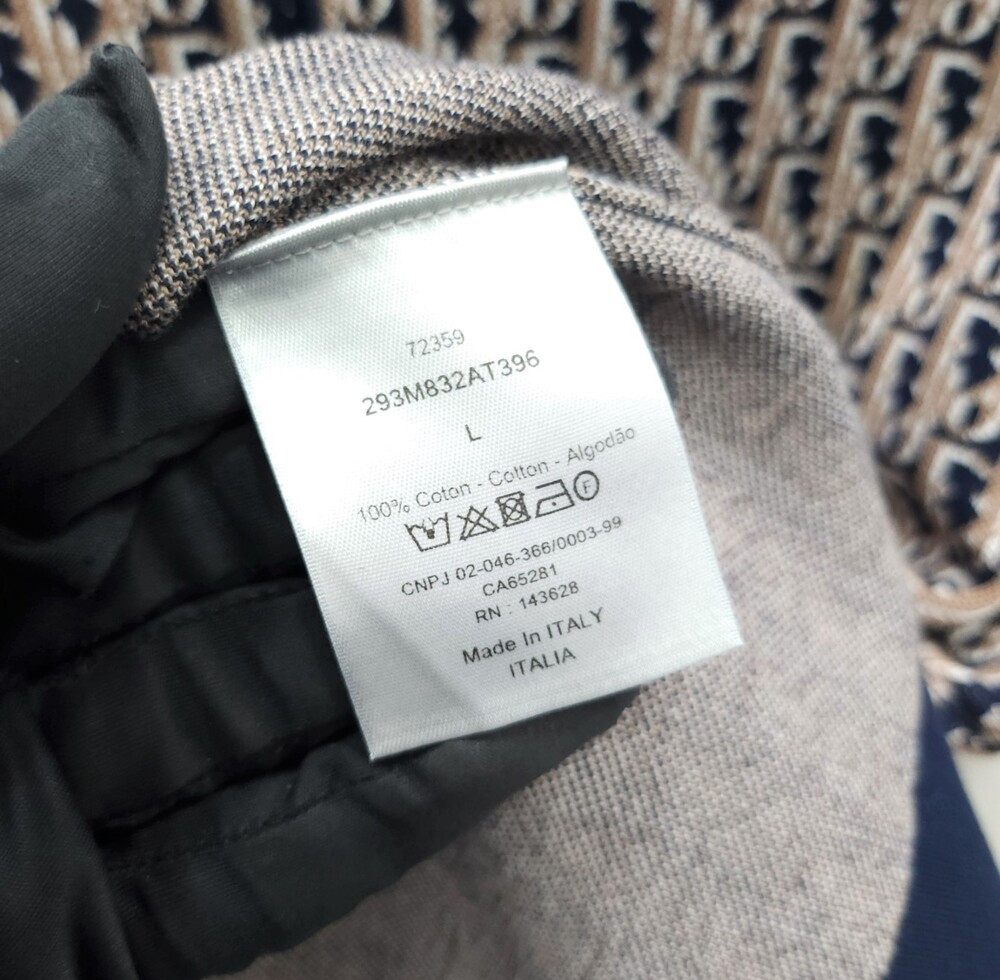 [럭스유] L / 디올 오블리크 폴로 셔츠