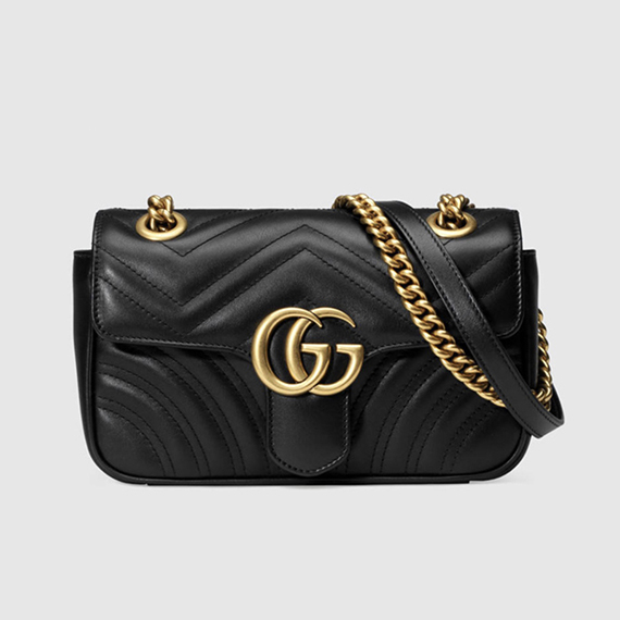 구찌 GG 마몬트 마틀라세 체인 미니 숄더백 25년 새상품 446744