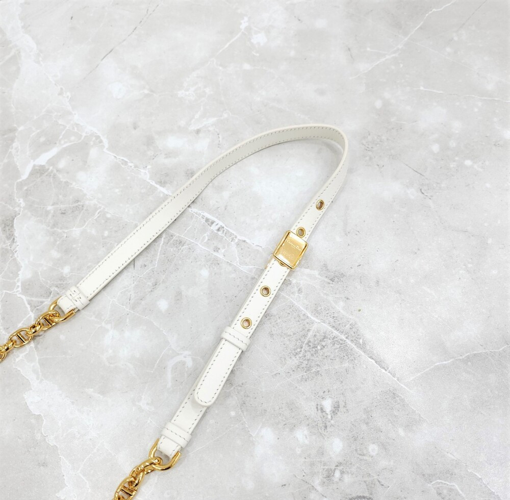 [럭스유] 디올 카로 미디움 체인 숄더백 매크로 까나쥬 라떼 M9242UGCO