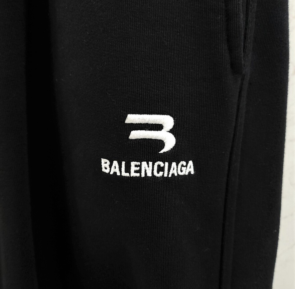 [럭스유] S / 발렌시아가 스포티 웨이스트 밴드 트랙 팬츠 675346