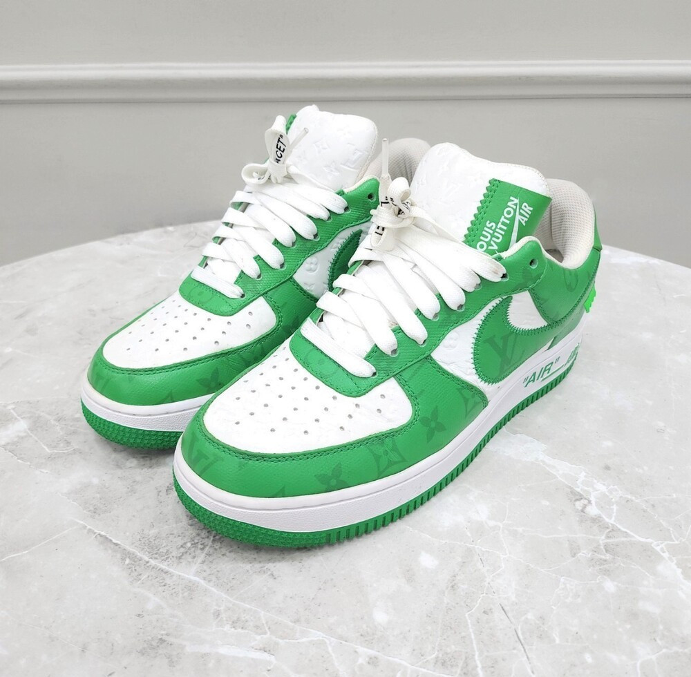 [럭스유] 루이비통 X 나이키 에어포스1 버질아블로 그린 US7.5