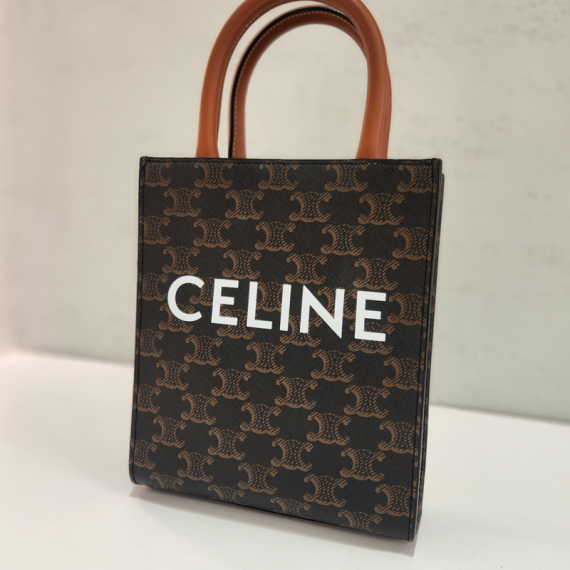 셀린느 트리옹프 카바스 버티컬 미니 토트 숄더백 194372BZK