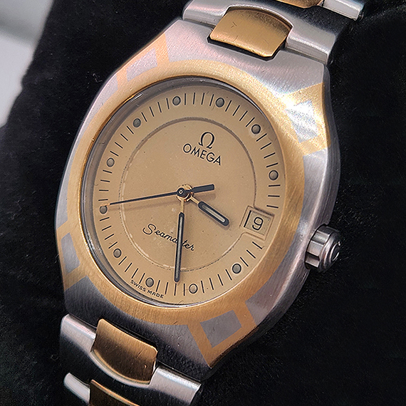 오메가 씨마스터 폴라리스 18K 골드 32MM 남성시계 396.1022