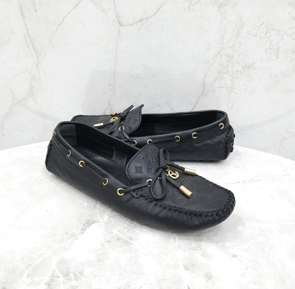 [럭스유] 37.5 / 루이비통 글로리아 모노그램 플랫 로퍼 1A657V