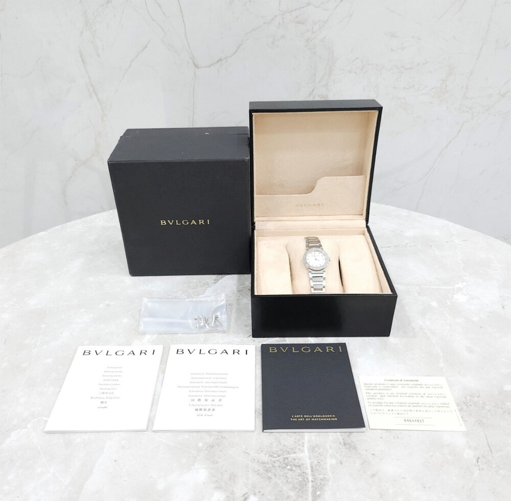 [럭스유] 불가리 여성 다이아 쿼츠 메탈시계 BB26WSS12