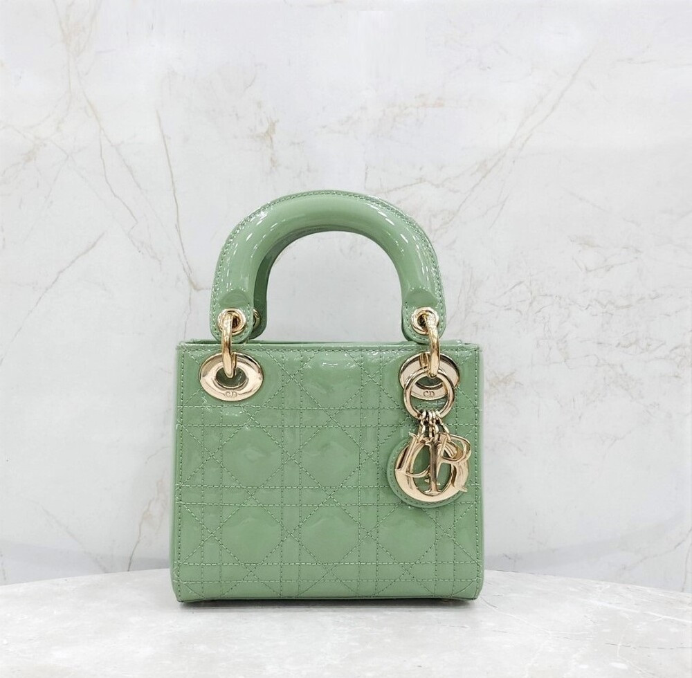 [럭스유] 디올 레이디 디올 페이던트 까나쥬 미니백