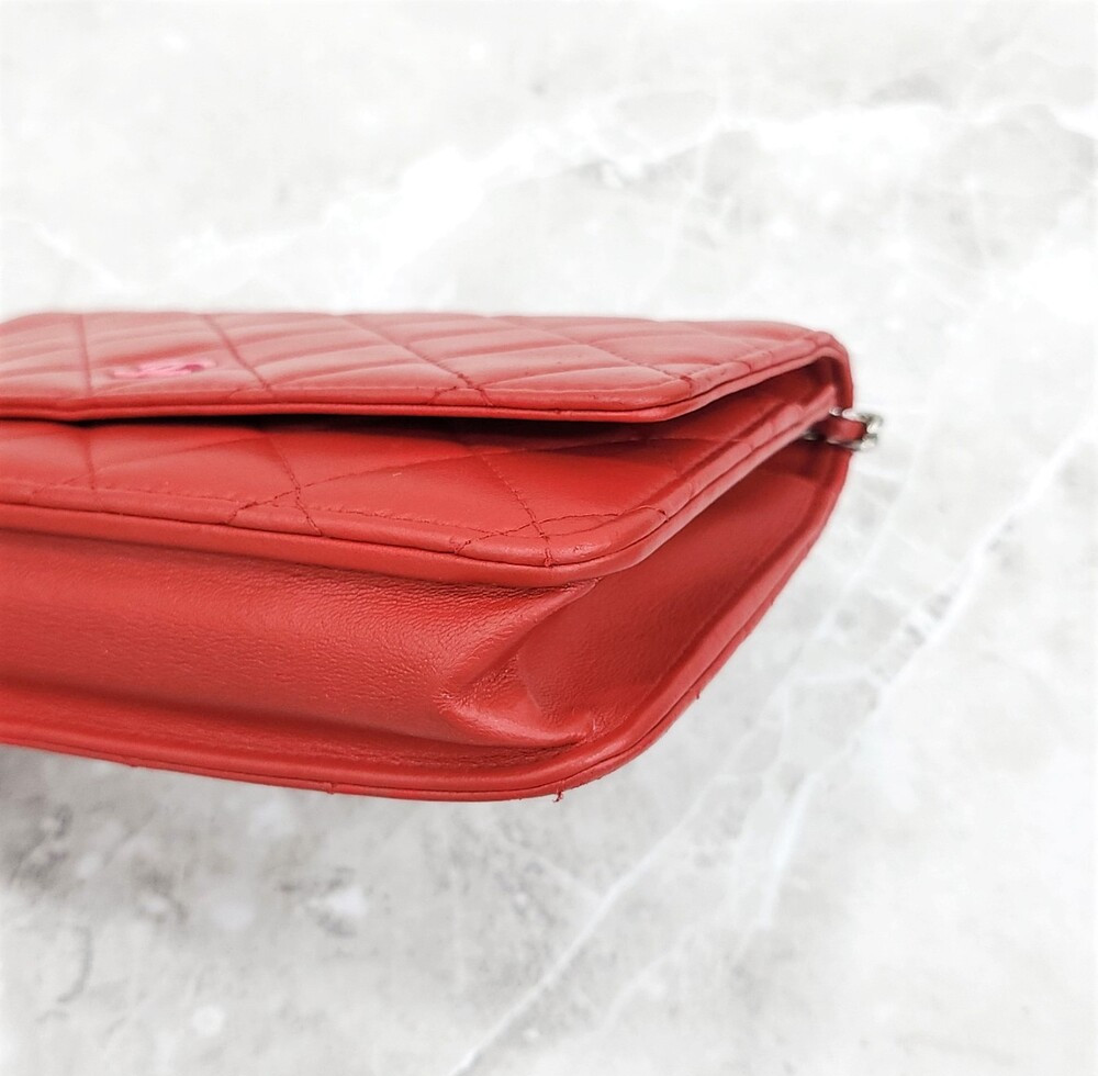 [럭스유] 샤넬 램스킨 WOC 체인 크로스백