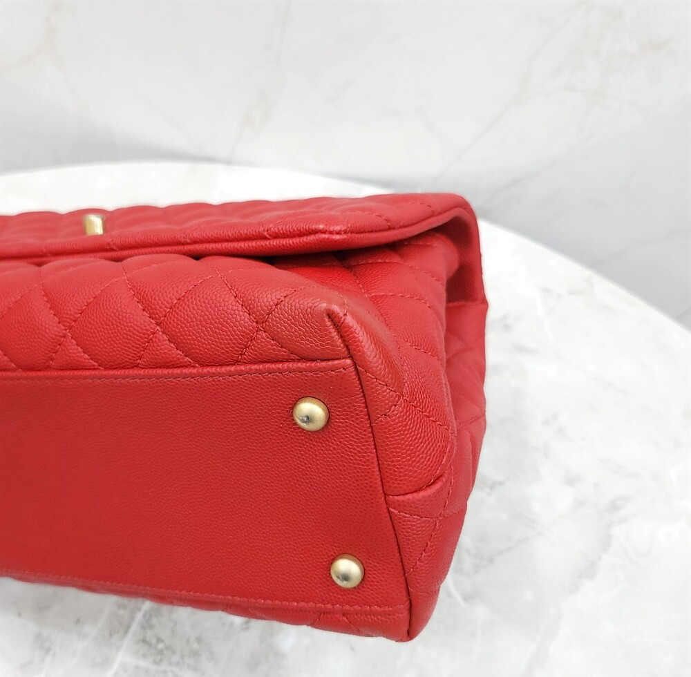 [럭스유] 샤넬 코코핸들 플랩백 미듐 25번대 A92991