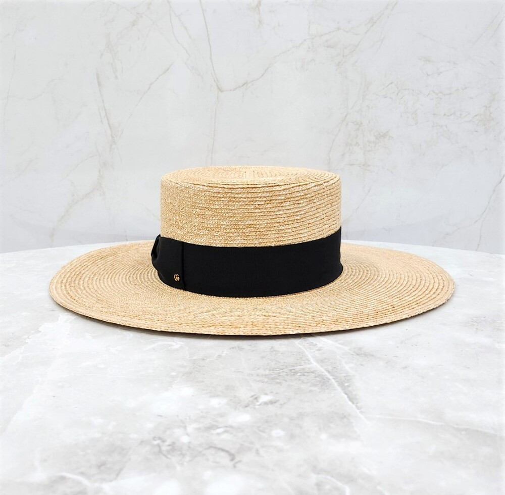 [럭스유] (새상품) 구찌 G 스트로우 보터 햇 베이지 696869