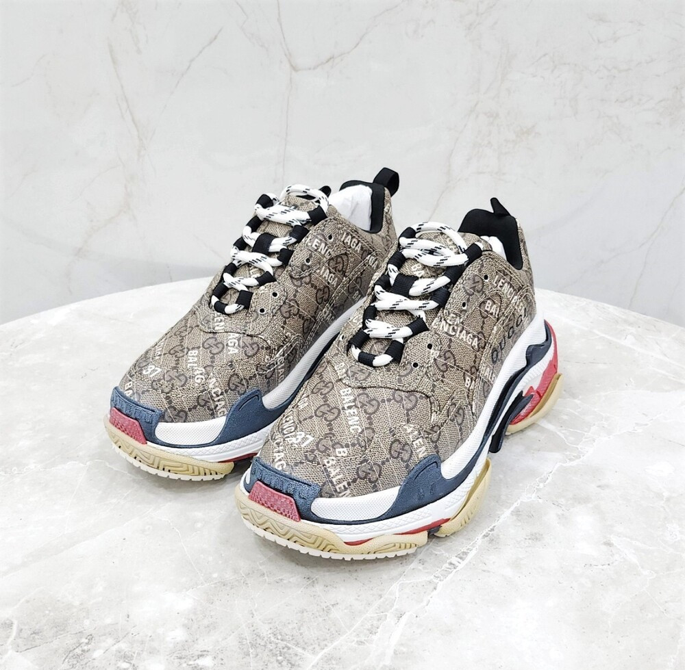 [럭스유] (새상품) 37 / 발렌시아가 X 구찌 해커프로젝트 트리플S 스니커즈