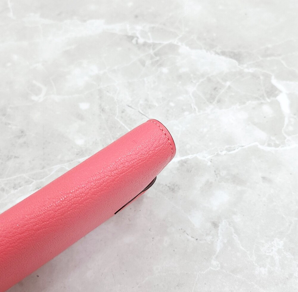 [럭스유] 에르메스 켈리 장지갑 핑크 은장