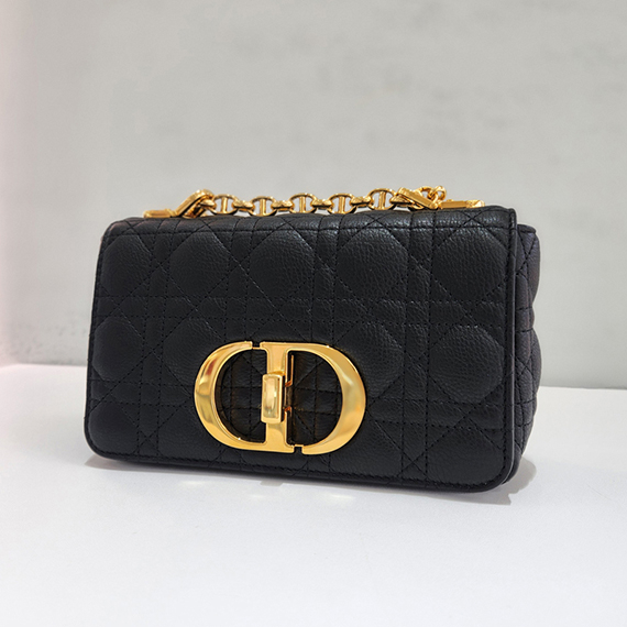 디올 까나쥬 카로 스몰 블랙 숄더백 24년 M9241UWHC