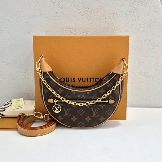 루이비통 모노그램 루프 호보 숄더백 내장칩 M81098