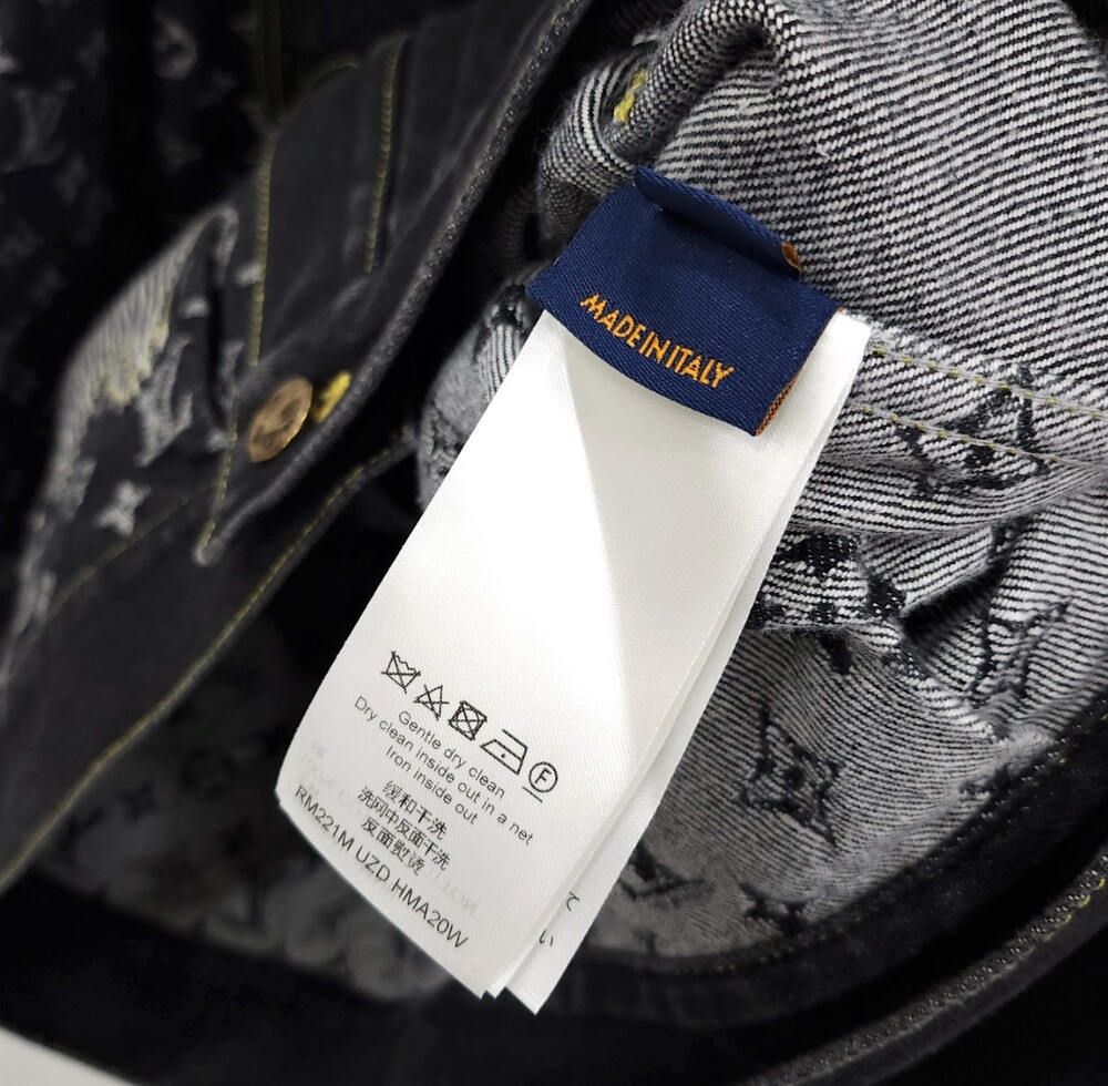 [럭스유] 48 / 루이비통 X 니고 크레이지 데님 워크웨어 자켓