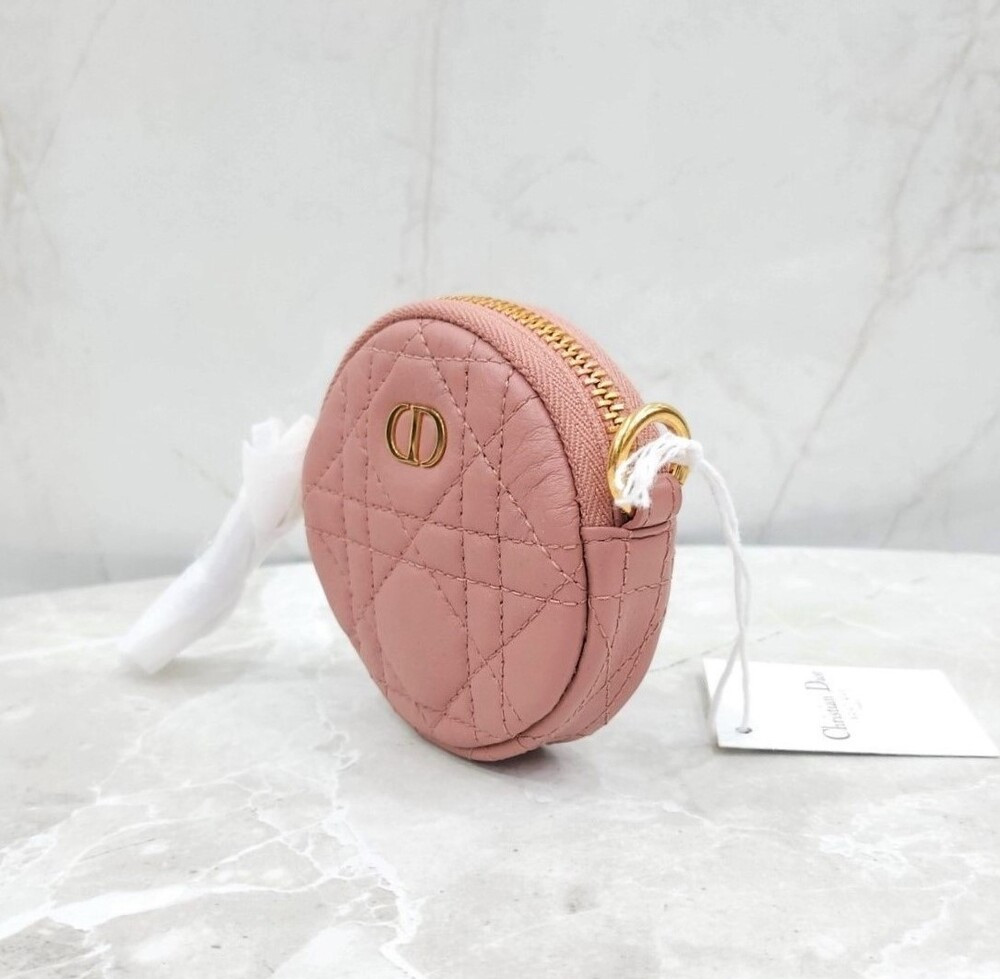 [럭스유] (새상품) 디올 핑크 디테처블 코인 지갑