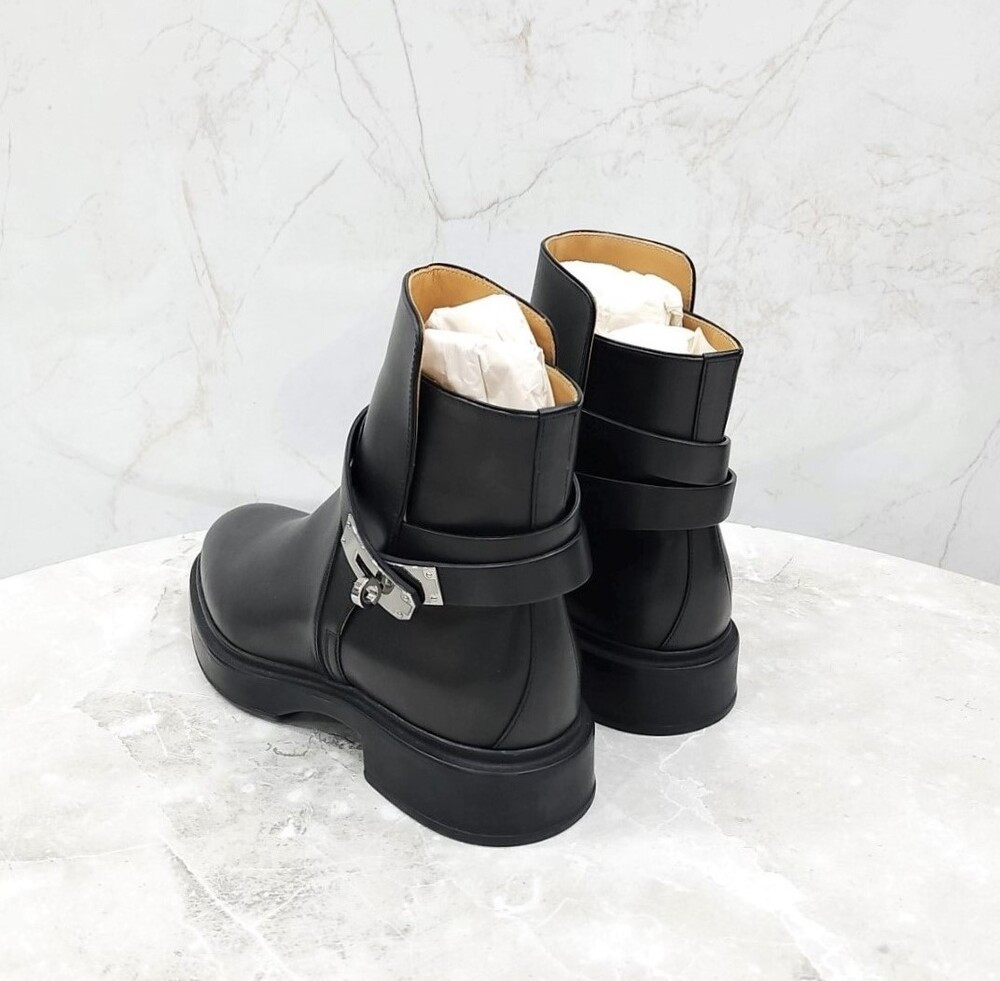 [럭스유] (새상품) 40 / 에르메스 남성 켈리 베오 레더 앵클 부츠