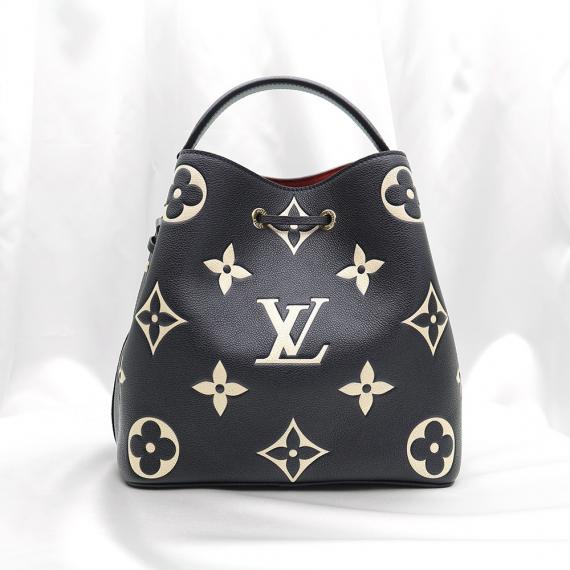 Louis Vuitton(루이비통) M45497 블랙 바이 컬러 모노그램 앙프렝뜨 네오노에 버킷백 MM 2WAY