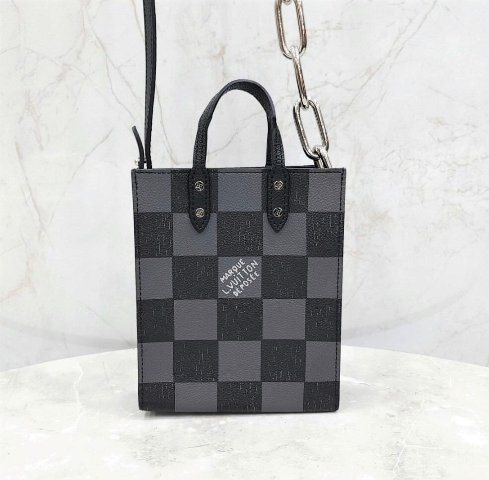 [럭스유] 루이비통 다미에 체커보드 삭플라 크로스백 XS N60479