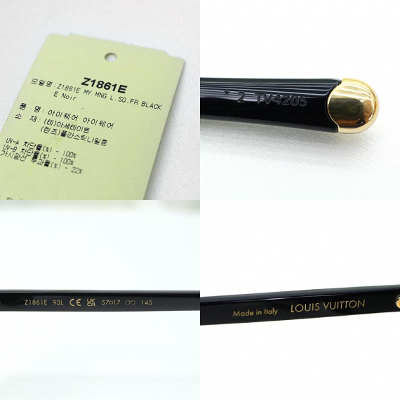 Louis Vuitton(루이비통) Z1861E 블랙 마이 모노그램 라이트 스퀘어 여성 선글라스