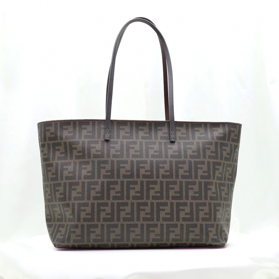 Fendi(펜디) 8BH185 PVC FF로고 쥬카 캔버스 롤 쇼퍼 숄더백