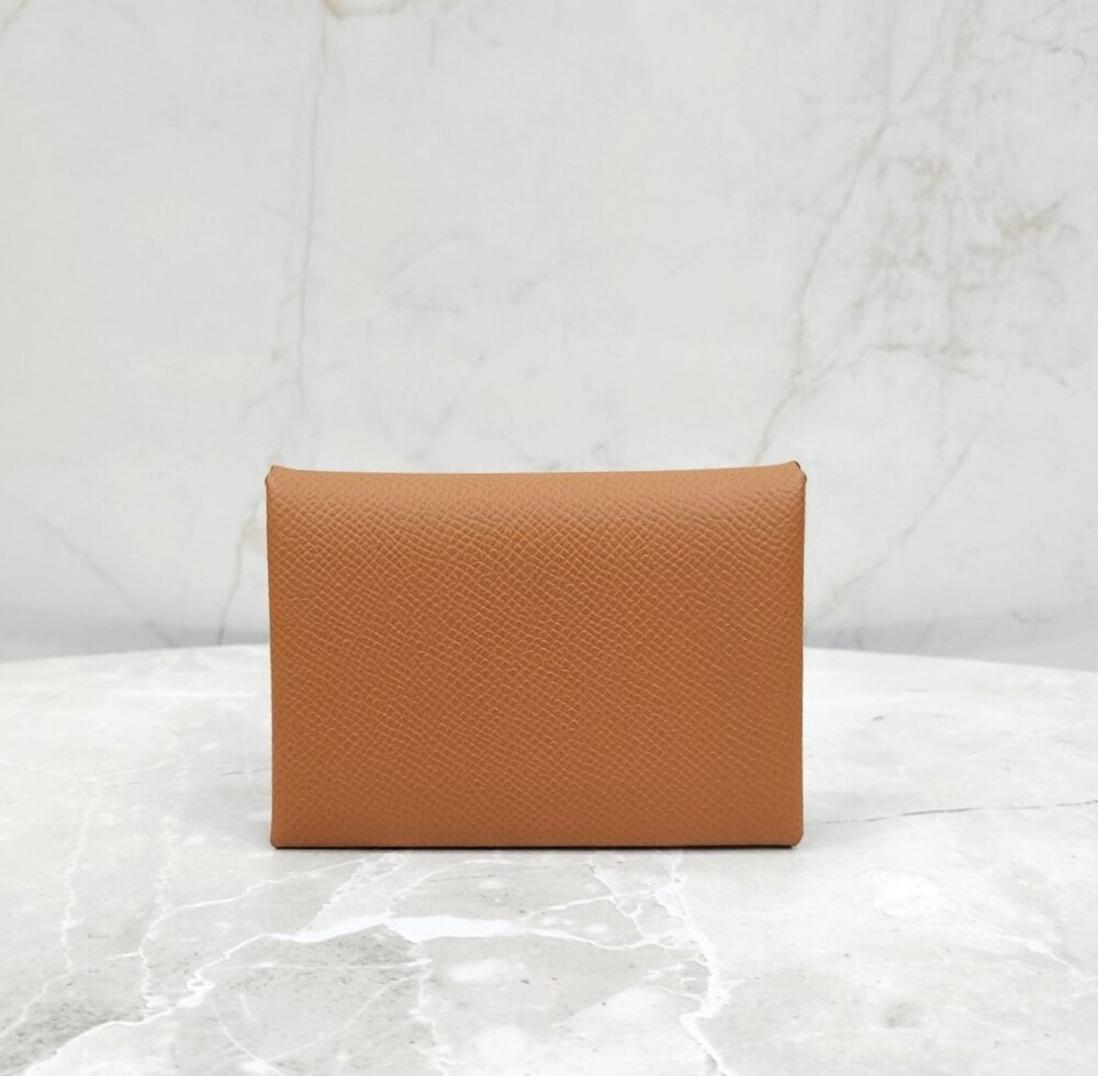 [럭스유] (새상품) 에르메스 칼비 듀오 카드홀더 골드 H083035CK37