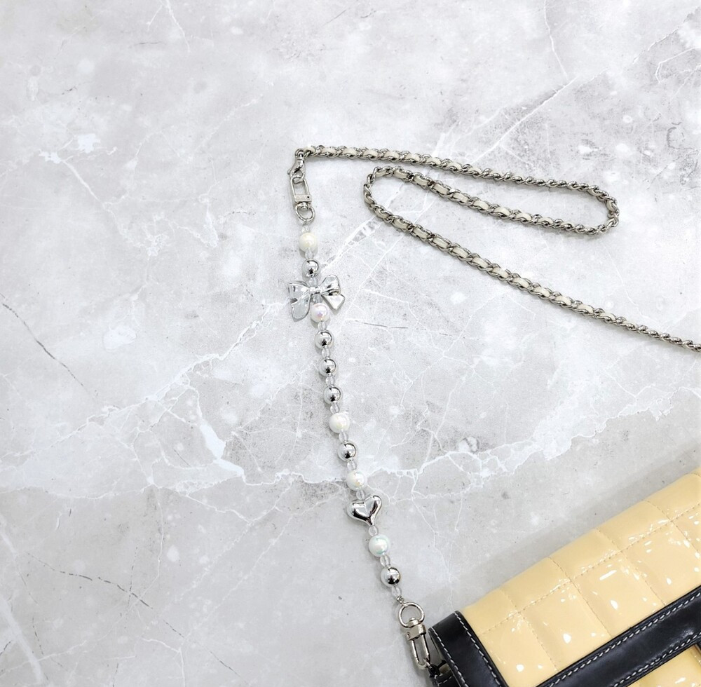 [럭스유] 샤넬 CC로고 페이던트 초코바 체인백