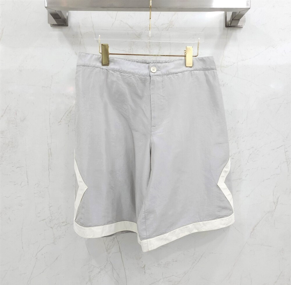 [럭스유] (새상품) 52 / 디올 X 에어 조던 그레이 CD로고 자수 트랙 반바지