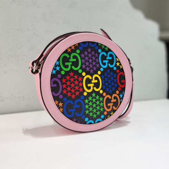 구찌 사이키델릭 라운드 숄더백 603938