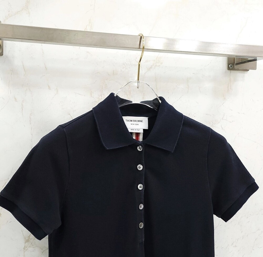 [럭스유] 38 / 톰브라운 백 스트라이프 롱 원피스 FJD034A