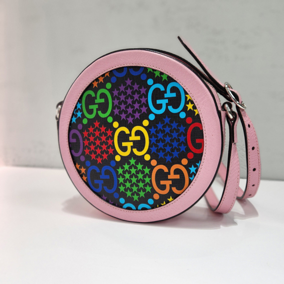 구찌 사이키델릭 라운드 숄더백 603938