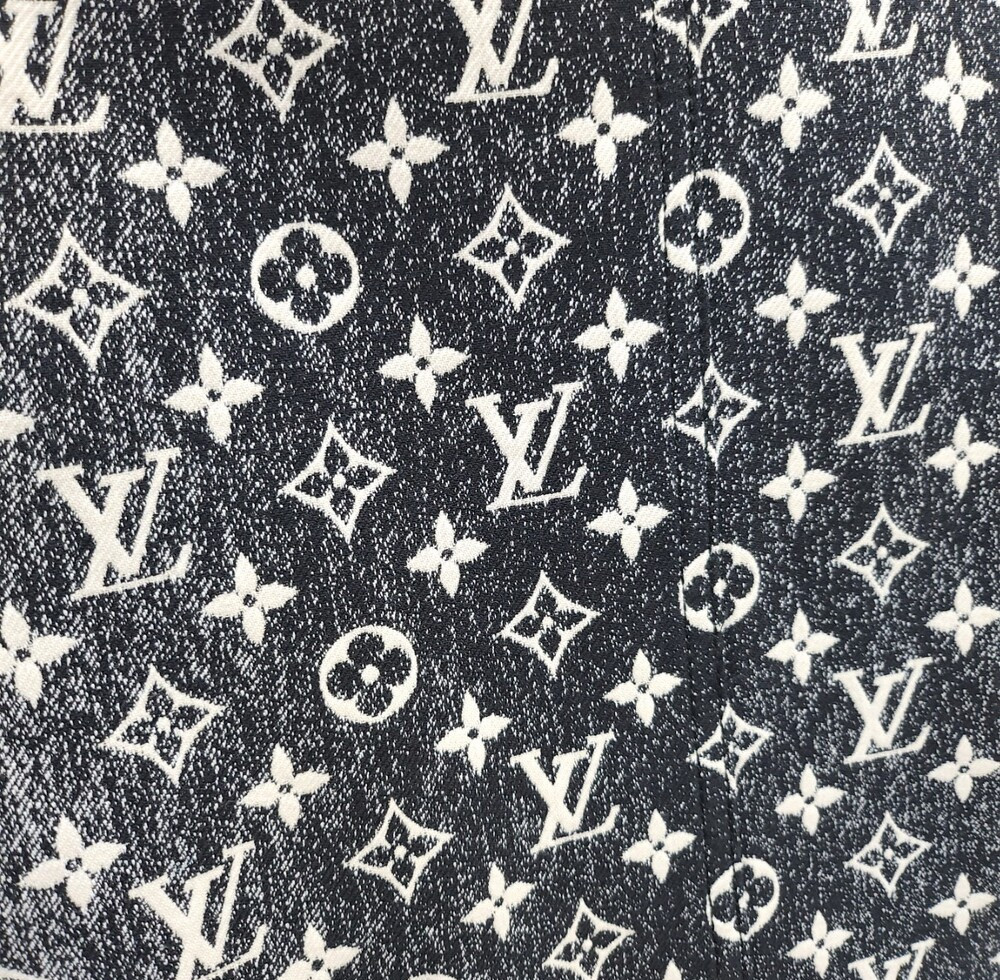 [럭스유] 34 / 루이비통 모노그램 데님 버튼 탭 드레스 1AAUPJ