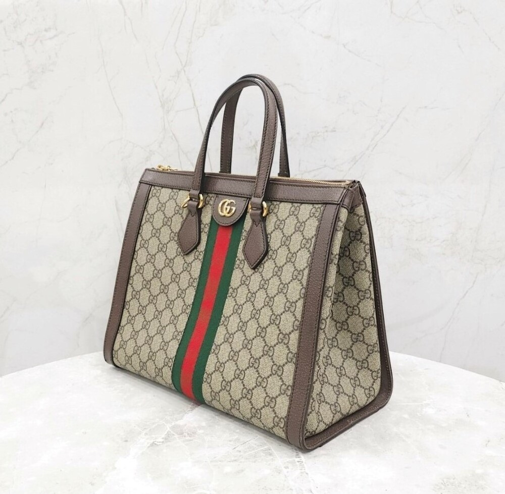 [럭스유] 구찌 GG 수프림 오피디아 토트 숄더백 524537