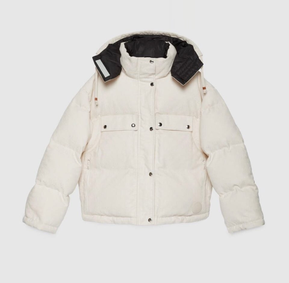 [럭스유] (새상품) 42 / 구찌 여성 GG 코튼 캔버스 푸퍼 패딩 자켓 774871