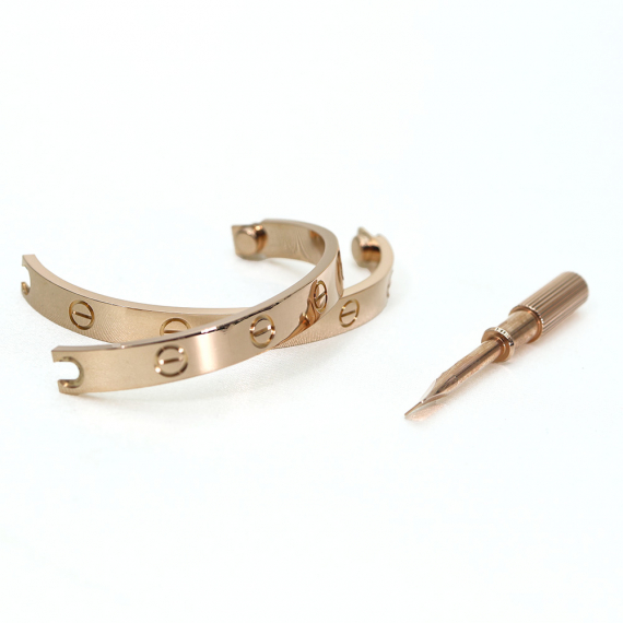 Cartier(까르띠에) CRB6067416 18K 핑크 골드 러브 브레이슬릿 팔찌 16호