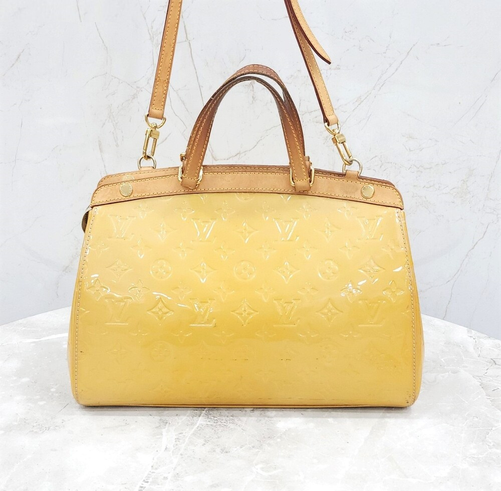 [럭스유] 루이비통 옐로우 모노그램 베르니 토트 숄더백